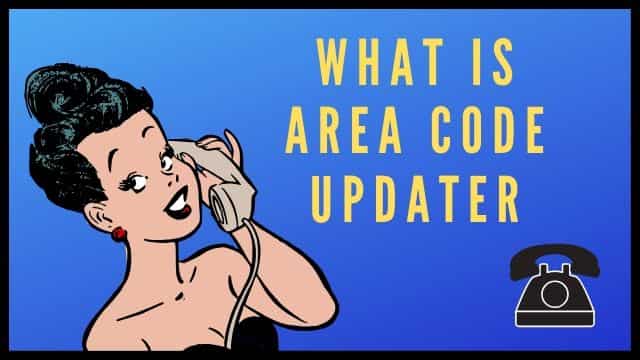 What is Area code updater