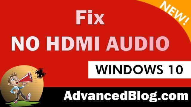 fix hdmi sound not working