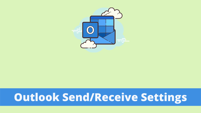 Outlook SendReceive Settings