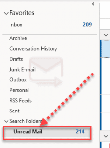 How-To-Add-Unread-Mails-To-Favorite-Folder-In-Outlook 3