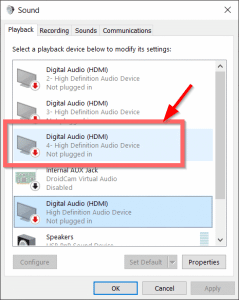 sound-playback-make-hdmi-device-default 3