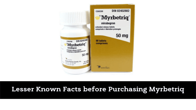 Lesser Known Facts before Purchasing Myrbetriq