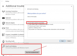 search-and-indexing-troubleshooter-windows-10 4