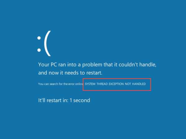 system_thread_exception_not_handled_windows_8.1_blue_screen_error 