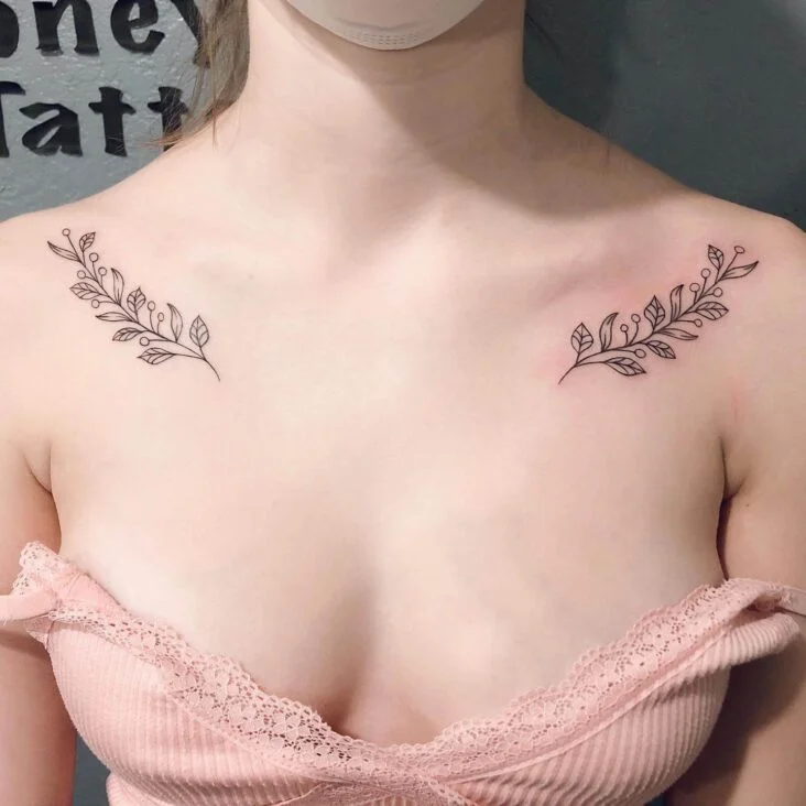 Unique Collarbone Tattoos