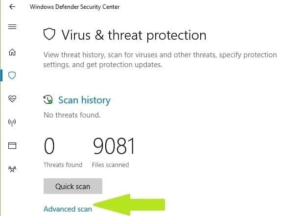 virus-scan-to-protect-windows-10-and-fix-output-problem 7