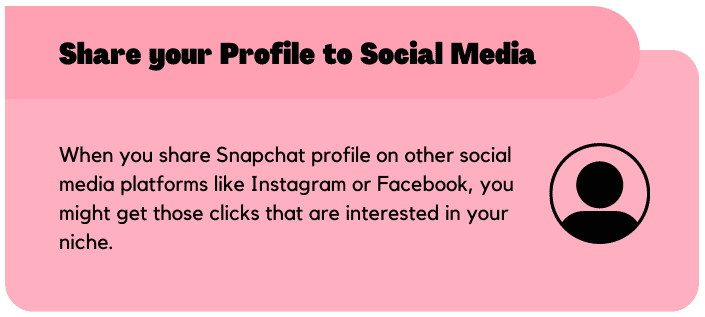 Share your Profile on other Social Media