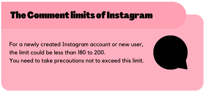 comment limits of Instagram